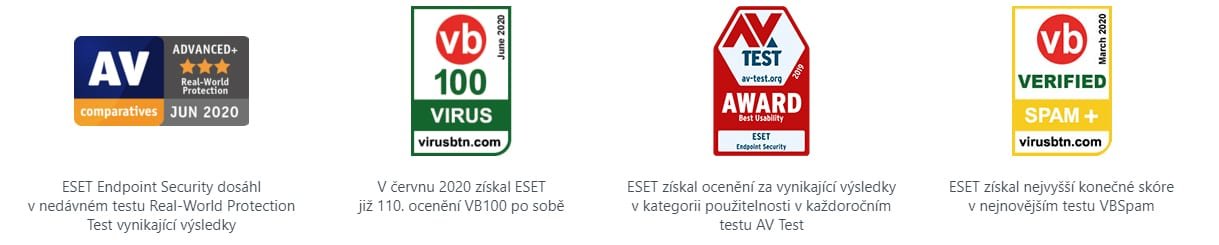 Ocenění ESET