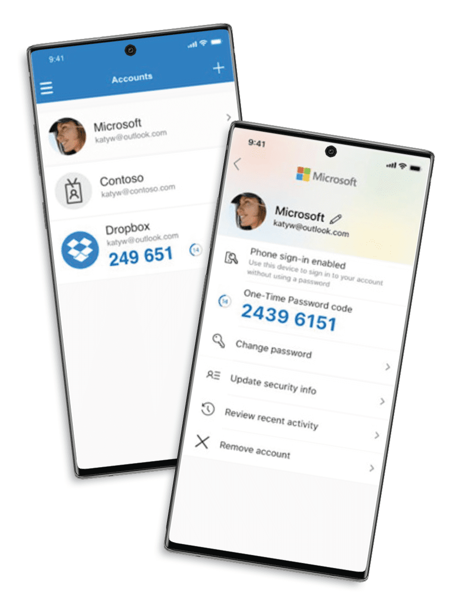 Aplikace Microsoft Authenticator